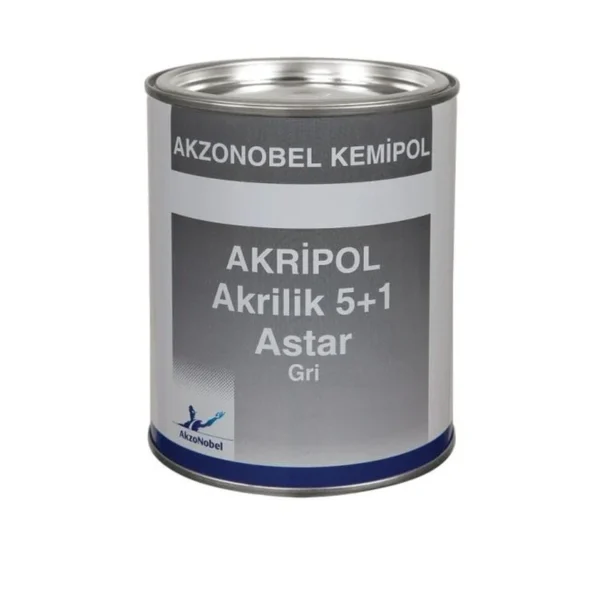 AkzoNobel Akripol 2k 5+1 Akrilik Astar Koyu Gri GL 2,5 Litre