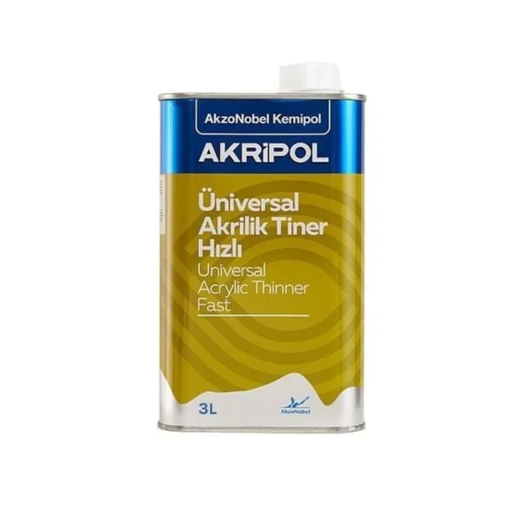 AkzoNobel Akripol Akrilik Tiner Hızlı GL 3 Litre