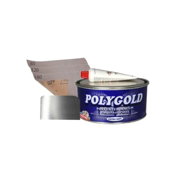 PolyGold Polyester Çelik Macun Tamir Seti 1,8 Kg