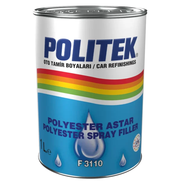 Politek® Polyester Sprey Astar + Sertleştiricisi