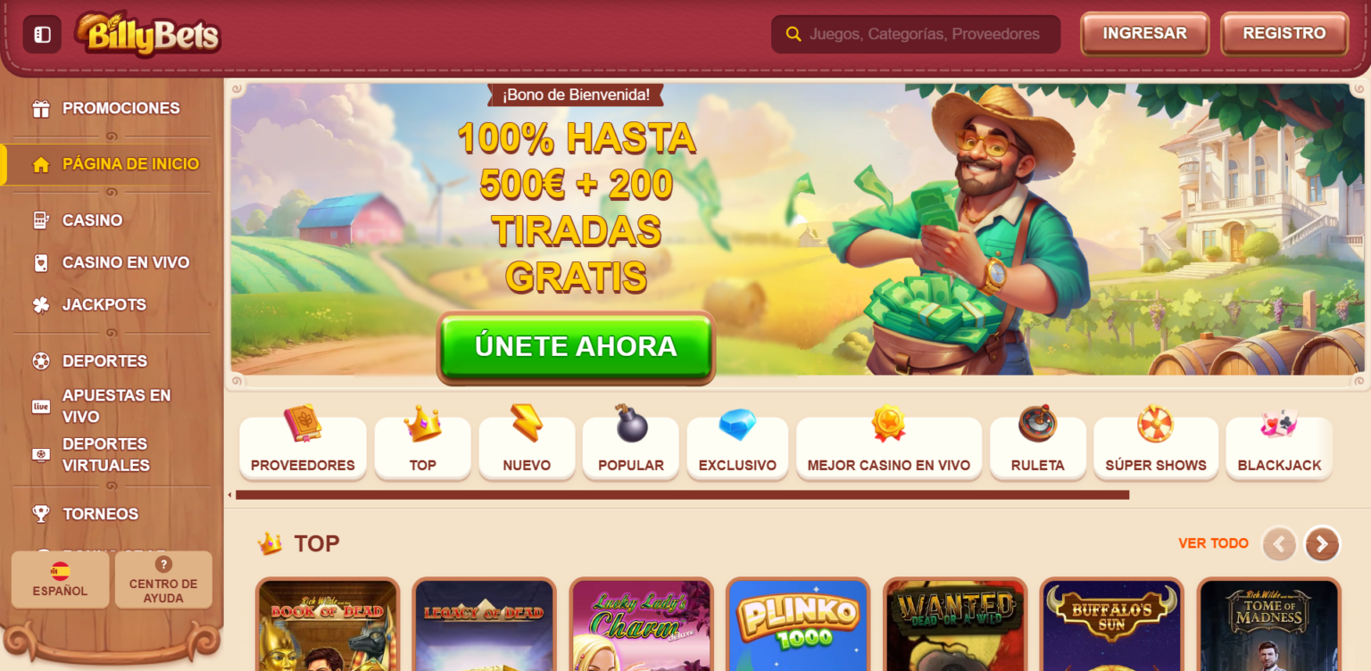Το Mega Prize Ενεργοποιείται: Το Billybets Casino Ενεργοποιεί Μεγάλο Jackpot για την Ελλάδα 2 Casinos Sin Licencia en España 2025 | Casinos No Regulados