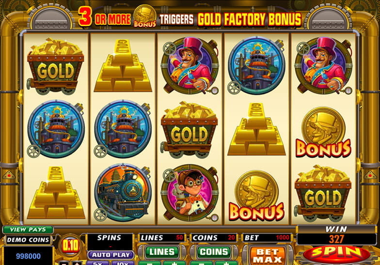 Gold Factory Slot Review - Gold Diggers Better Get Ready